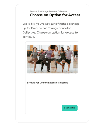 Choose an Option for Access