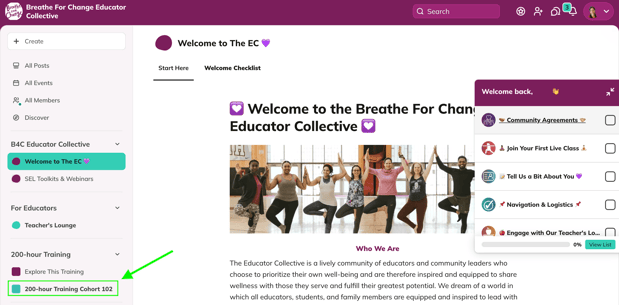 Start Here EC Page w 200-hour Training