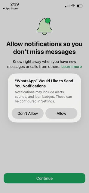 WA Notifications