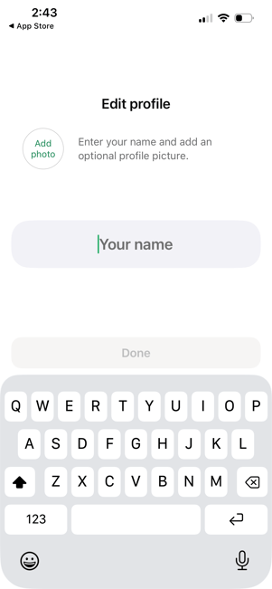 WA name & profile pic