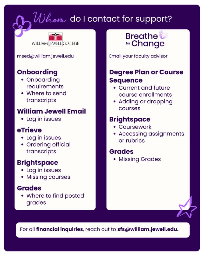 WJ Masters Student Support